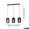 Kép 3/4 - Eglo 900505 Bajazzara függeszték, fehér, E27 foglalattal, max. 3x40W, IP20
