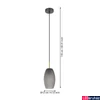 Kép 3/4 - Eglo 900507 Batista függeszték, fekete, E27 foglalattal, max. 1x40W, IP20