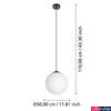 Kép 2/2 - Eglo 900511 Rondo 3 1 ágú függeszték, fekete, E27 foglalattal, max. 1x40W, IP20