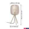 Kép 2/4 - Eglo 900521 Romazzina asztali lámpa, barna, E27 foglalattal, max. 1x40W, IP20