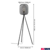 Kép 2/5 - Eglo 900522 Romazzina állólámpa, fekete, E27 foglalattal, max. 1x40W, IP20