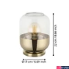 Kép 2/3 - Eglo 900552 Maryvilla asztali lámpa, fekete, E27 foglalattal, max. 1x40W, IP20