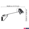 Kép 3/4 - Eglo 900614 Loreto 1 fali lámpa, szürke, E27 foglalattal, max. 1x28W, IP20