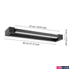 Kép 3/4 - Eglo 900615 Gemiliana fürdőszobai fali lámpa, fekete, 1000 lm, 4000K természetes fehér, beépített LED, 8,9W, IP44