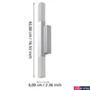 Kép 3/5 - Eglo 900618 Alcudia fürdőszobai fali lámpa, króm, 1200 lm, 3000K melegfehér, beépített LED, 2x5,5W, IP44