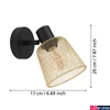 Kép 4/5 - Eglo 900693 Coslada fali lámpa, réz, E27 foglalattal, max. 1x40W, IP20