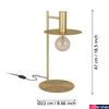 Kép 4/5 - Eglo 900734 Escandell asztali lámpa, arany, E27 foglalattal, max. 1x40W, IP20