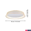 Kép 4/6 - Eglo 900797 Luppineria mennyezeti lámpa, bambusz, 2400 lm, 3000K melegfehér, beépített LED, 20W, IP20