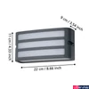Kép 4/5 - Eglo 900811 Camarda kültéri fali lámpa, antracit, E27 foglalattal, max. 1x40W, IP54