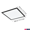 Kép 4/5 - Eglo 900818 Salobrena 1 mennyezeti lámpa, fekete, 3000 lm, 4000K természetes fehér, beépített LED, 21,5W, IP20