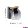 Kép 4/5 - Eglo 900826 Filago fali lámpa, fehér, E27 foglalattal, max. 1x40W, IP20