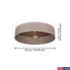 Kép 4/6 - Eglo 900838 Duaia mennyezeti lámpa, szürke, E27 foglalattal, max. 1x40W, IP20