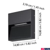 Kép 4/5 - Eglo 900889 Maruggio kültéri fali lámpa, fekete, 520 lm, beépített LED, 1x4,8W, IP65
