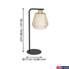 Kép 4/5 - Eglo 900898 Ciudadela asztali lámpa, fekete, E27 foglalattal, max. 1x40W, IP20