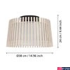 Kép 4/5 - Eglo 900901 Fattoria mennyezeti lámpa, barna, E27 foglalattal, max. 1x25W, IP20