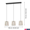 Kép 4/5 - Eglo 900903 Fattoria függeszték, barna, E27 foglalattal, max. 3x25W, IP20