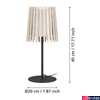 Kép 4/5 - Eglo 900904 Fattoria asztali lámpa, barna, E27 foglalattal, max. 1x25W, IP20