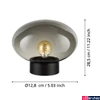 Kép 4/5 - Eglo 900945 Madonnina asztali lámpa, szürke, E27 foglalattal, max. 1x40W, IP20