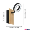 Kép 2/2 - Eglo 901202 Rielves mennyezeti lámpa, fekete, 500 lm, 3000K melegfehér, beépített LED, 1x4,2W, IP20