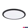 Kép 4/4 - Eglo 98871 Fueva Flex LED panel, süllyesztett, 22,5cm, fekete, kör, 2800 lm, 4000K természetes fehér, beépített LED, 22W, IP20, 225mm átmérő