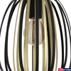 Kép 4/5 - Eglo 99665 Encinitos 1 ágú függeszték, arany színű díszítéssel, fekete, E27 foglalattal, max. 1x40W, IP20