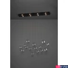 Kép 4/4 - Eglo 390334 Espardello függeszték, fekete, 4080 lm, 3000K melegfehér, beépített LED, 8x5,4W, IP20