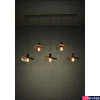 Kép 4/5 - Eglo 390396 Saceda függeszték, fekete, E27 foglalattal, max. 5x40W, IP20