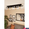 Kép 4/4 - Eglo 43729 Ikeston mennyezeti lámpa, 4db foglalattal, rácsos, fekete, E27 foglalattal, max. 4x40W, IP20