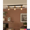 Kép 4/4 - Eglo 43751 Bramerton mennyezeti lámpa, fekete részletekkel, fa, E27 foglalattal, max. 3x40W, IP20