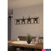 Kép 4/4 - Eglo 43773 Catterick több ágú függeszték, 4db foglalattal, rácsos, fekete, E27 foglalattal, max. 4x40W, IP20