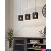 Kép 4/4 - Eglo 43796 Manby több ágú függeszték, 3db foglalattal, rácsos, fekete, E27 foglalattal, max. 3x40W, IP20