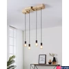 Kép 4/4 - Eglo 43799 Halkin több ágú függeszték, fa, E27 foglalattal, max. 4x40W, IP20