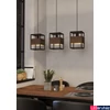 Kép 4/4 - Eglo 43805 Evesham több ágú függeszték, fa részletekkel, fekete, E27 foglalattal, max. 3x40W, IP20