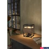 Kép 3/3 - Eglo 43807 Evesham asztali lámpa, fa részletekkel, zsinórkapcsolóval, fekete, E27 foglalattal, max. 1x40W, IP20
