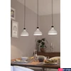 Kép 4/4 - Eglo 43826 Matlock több ágú függeszték, fekete lámpatesttel, szürke, E27 foglalattal, max. 3x40W, IP20