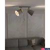 Kép 4/4 - Eglo 43836 Twicken fali/mennyezeti lámpa, 2db spotfejjel, arany díszítéssel, szürke, E27 foglalattal, max. 2x40W, IP20