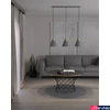 Kép 4/4 - Eglo 43839 Twicken több ágú függeszték, arany díszítéssel, szürke, E27 foglalattal, max. 3x40W, IP20