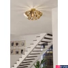Kép 5/5 - Eglo 43908 Carlton mennyezeti lámpa, arany, E27 foglalattal, max. 1x60W, IP20