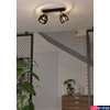 Kép 5/5 - Eglo 43927 Stillington 1 mennyezeti lámpa, fekete, E27 foglalattal, max. 2x40W, IP20