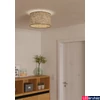 Kép 5/5 - Eglo 43935 Butterburn mennyezeti lámpa, bézs, E27 foglalattal, max. 1x25W, IP20