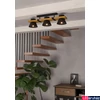 Kép 5/5 - Eglo 43955 Maccles mennyezeti lámpa, fekete, E27 foglalattal, max. 3x15W, IP20