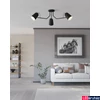 Kép 4/4 - Eglo 900188 Loreto mennyezeti lámpa, fekete, E27 foglalattal, max. 3x25W, IP20
