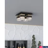 Kép 4/5 - Eglo 900302 Barrancas mennyezeti lámpa, fekete, E14 foglalattal, max. 4x40W, IP20
