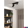 Kép 4/4 - Eglo 900332 Sorego mennyezeti lámpa, fekete, GU10 foglalattal, max. 2x3W, IP20