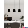Kép 3/3 - Eglo 900426 Bolivia függeszték, fekete, E27 foglalattal, max. 3x40W, IP20