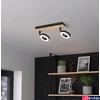 Kép 3/3 - Eglo 901203 Rielves mennyezeti lámpa, fekete, 1000 lm, 3000K melegfehér, beépített LED, 2x4,2W, IP20