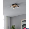 Kép 5/5 - Eglo 901205 Rielves mennyezeti lámpa, fekete, 2000 lm, 3000K melegfehér, beépített LED, 4x4,2W, IP20
