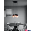 Kép 6/6 - Eglo 390267 Huebro függeszték, fekete, E27 foglalattal, max. 5x40W, IP20