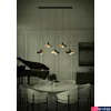 Kép 5/5 - Eglo 390396 Saceda függeszték, fekete, E27 foglalattal, max. 5x40W, IP20