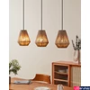 Kép 4/4 - Eglo 43786 Alderney több ágú függeszték, natúr, textilfonalból készült burával, bézs, E27 foglalattal, max. 3x40W, IP20